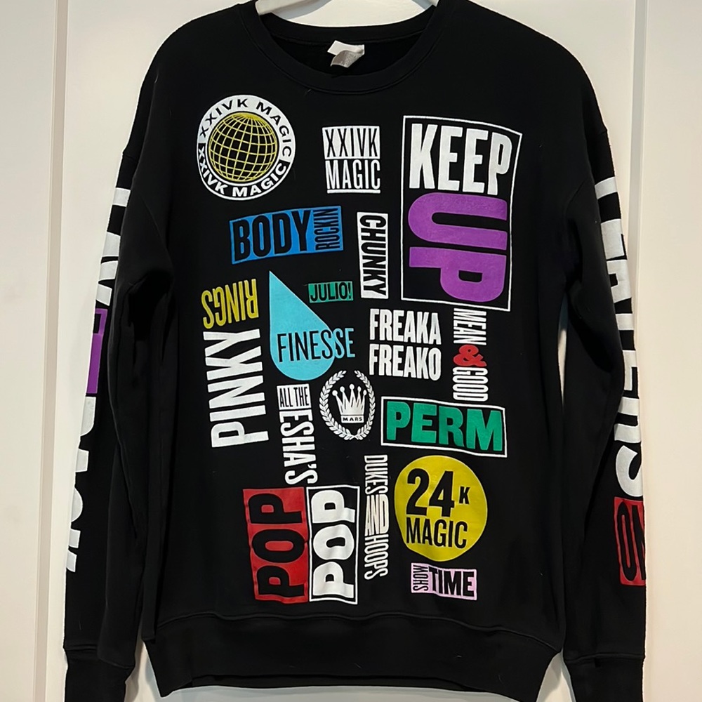 Bruno Mars 24K Magic 2018 World Tour Crewneck Sweatshirt